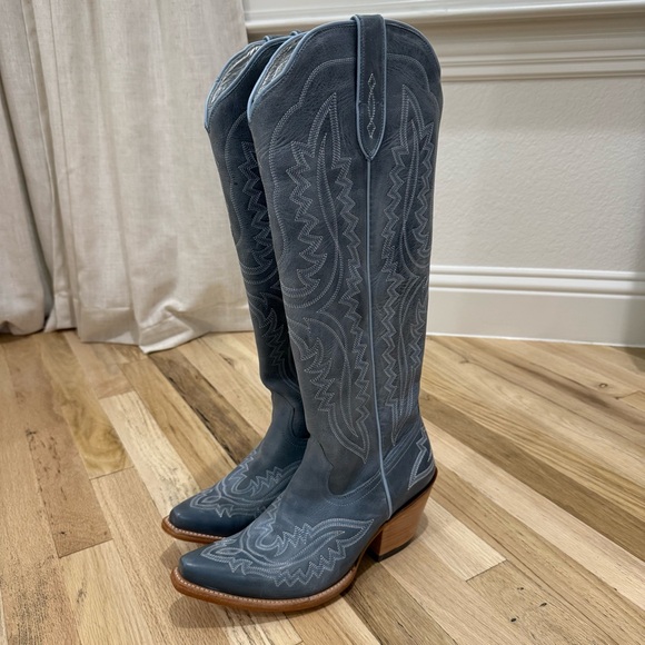 Ariat Casanova Western Boots Vintage Denim - Picture 6 of 9